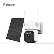 Ringsee Wireless Solar Panel Powered 360 PTZ Outdoor IP Cameras PIR Sensor WIFI CCTV Battery With SIM Card Solar Camera thumbnail-4