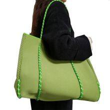 Functional Neoprene Shoulder Bag Work Travel Ladies Personalized Big Beach Tote Bag thumbnail-5