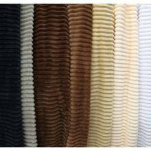 100% Polyester Plush Fabric Wide Wale Corduroy Flannel Fleece Fabric thumbnail-2
