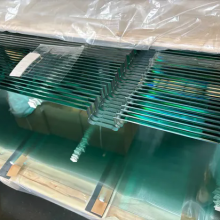 8 - 12 mm transparentes gehärtetes Glas für Schwimmbeckenbefestigungen / gehärtetes Glas für Schwimmbeckenbefestigungen thumbnail-3