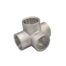 Stainless Steel Male Thread Tee, Investment Casting Water Pipe Fittings, Thickened pt Pipe Fittings Joints, Available in 3/8