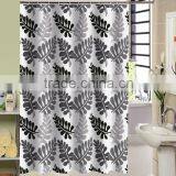 2016 New Design Butterfly Printed 100% Polyester Shower Curtain for Hotel, Family, Waterproof Bath Curtain thumbnail-3