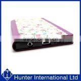 Printing Flora Leather Book Case For SamsungS6 thumbnail-3