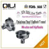 1oz Stainless Steel Hip Flask Funnel thumbnail-1