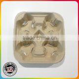 Biodegradable Paper Coffee 4 Cup Drink Carrier