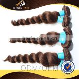 Loose Wave 28 inch virgin remy indian hair weft with competitive cost