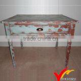 Shabby Chic French Style Two-tone Wooden Console Table