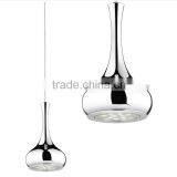 2016 New 9W 12W Plated Silver LED Pendant Light Color Vase Dining Room Creative LED Droplights thumbnail-5