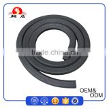China Manufacturer Black Tricycle Extruded Metal Insert Rubber Seal Strip