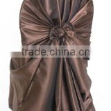 events plain dyed satin fabric chair covers for party chair decorations