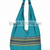 Cotton Fabric Shopping Shoulder Bag thumbnail-1