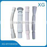 PP Rubber Flexible Waste Hose 40 for Wash Basin/Bathroom Cesspipe Drain Pipe/plastic Corrugation Chrome Coated Hose for Kitchen thumbnail-6