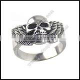 Stainless Steel Mens Skull Ring thumbnail-6