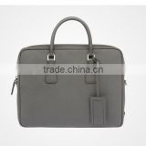 Italian design business executive mens genuine leather briefcase