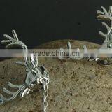 Antler Sweater Chain Clips Cardigan Clips Collar Clips Gold Sweater Guard Brooch thumbnail-6