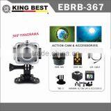 KING BEST Sport Helmet Action Camera Diving Sport 360 and 220 Wide and Rotary Pan Head Time Lapse Camera for Action Sport thumbnail-3