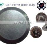 17mm Metal Plating Silver Snap Button Without Logo