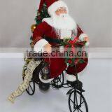 XM-MX096 20 Inch Santa Riding Tricycle Santa on Bike