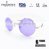 metal sunglasses custom round sunglasses 2016