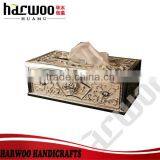 Beautiful High-top Metal Box for Tissue