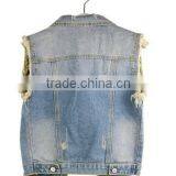 2015 Summer Korean Stytle Women's Washed Denim Shirt thumbnail-2