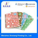 Cheap Colorful Hard Cover Spiral Notebook Wolesale