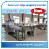 Biscuits on-edge packing machine