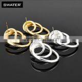 New Products 2016 Innovative Product Loopy Teardrop Latest Gold Earring Designs thumbnail-5