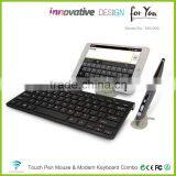 Fancy Electronic Gift For Business Partner Shenzhn Mini Wireless Keyboard With Gold Color KM909 thumbnail-3