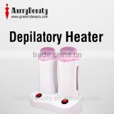 Home use depilatory machine double roll on wax heater