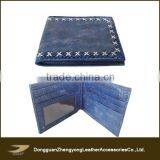 Vintage Retro Men Wallet Cowboy Distressed Wallet With Snap Closure