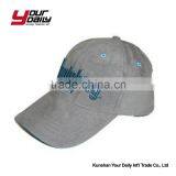 Plain Embroidery Cotton 6 Panel Custom Baseball Cap Custom Logo thumbnail-1