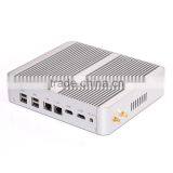 Fanless PC Intel Core i5 5200U 2.2G 12V HD5500 GPU i5 Good Computers Linux Server WiFi HDMI Support HD 4K Resolution thumbnail-4