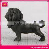 3D Metal Black Lion Figurine/metal Animal Figurine With Nickle Plated thumbnail-2