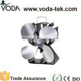 4 Blade Eco Environment Wood Burner Stove Fan for Fireplace Stove thumbnail-1