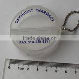 Small 2 Compartment Pill Cases With Keyring thumbnail-2