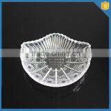 Mini Fan Shaped Glass Plate Supplier