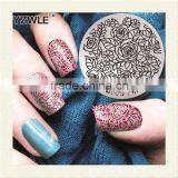 2016 Factory Outlets Nail Art Stamping Plates DIY NEW Stainless Steel Handle Flower Stencils Templates for Nails Polish thumbnail-5