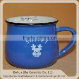 High Qulity Factory Price Black Ceramic Coffee Mugs