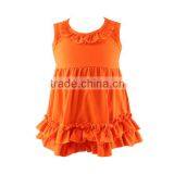Latest Designs Summer Autumn 95% Cotton Ruffle Sleeveless Girls Clothing 2016 Baby Dress thumbnail-1