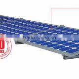 Aluminum solar panel frame for solar mounting system