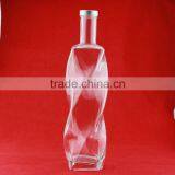Grey Frosted Glass Bottle 750ml Soda Water Glass Bottle Glass Oil Vinegar Bottle thumbnail-4