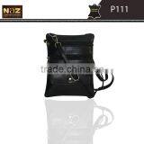 Black Leather Sling Bags for Men and Women Both Genuine Leather