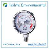 High Quality Electric Contact Fill Liquid Pressure Gauge thumbnail-4