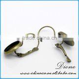Hot Sell 2015 Fashion Earring Set Clips Bronze Earrings Findings thumbnail-6