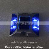 Easy Installation White 600mAH NI-MH Battery Road Side Solar Road Stud Flashing Light thumbnail-4