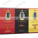 China factory direct sale custom design paper packing box for wine with logo print