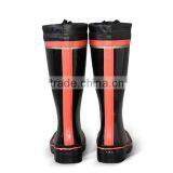 Steel Insole Black and Red Color Top Tied Fashion Mining Rubber Boots Anti-Smashing Rubber Boots Anti-Puncture Rubber Boots thumbnail-5