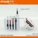 White Color Universal World Wide Travel Charger Adapter Plug thumbnail-3