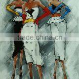 The Hot-selling Home Decoration Beautiful Abstract Dancing Flamenco Oil Painting thumbnail-2